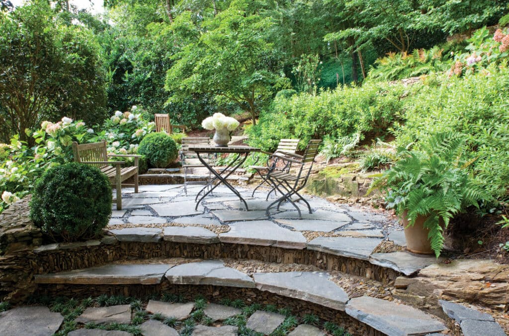 Garden Tables on Patio