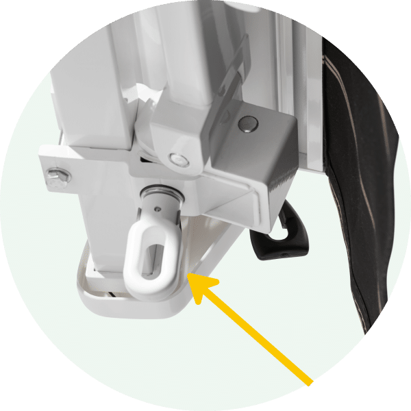 Easy Adjust Pitch Hook on Awning