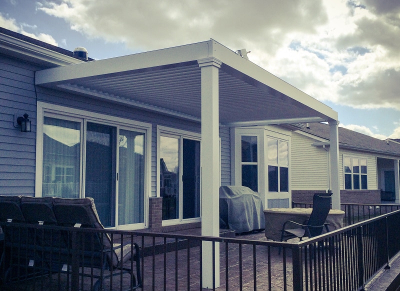 Louvered Roof On Deck