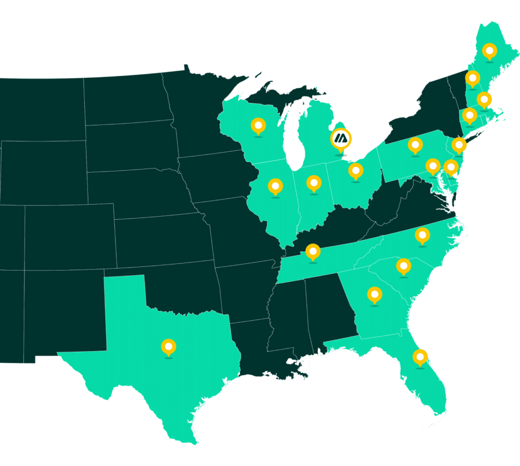 Marygrove Locations Map