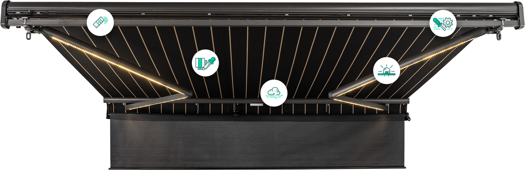 feature highlights on Marygrove Awning