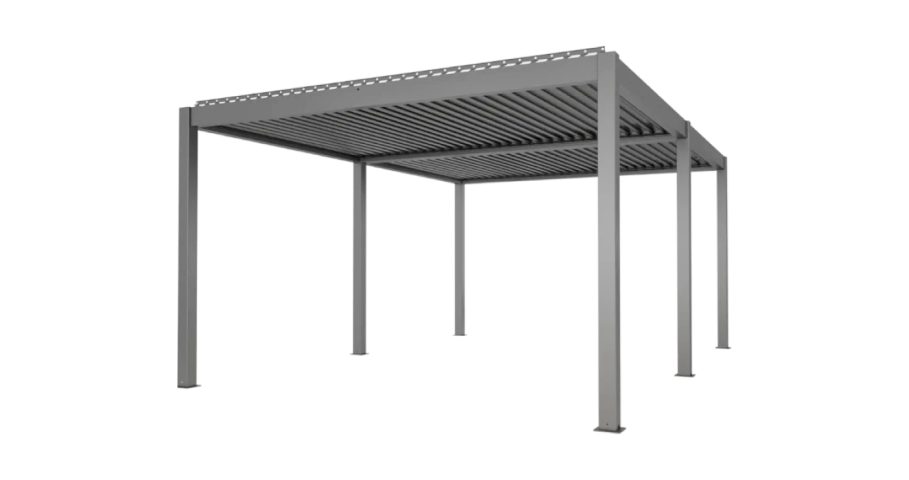 3D image of metal pergola