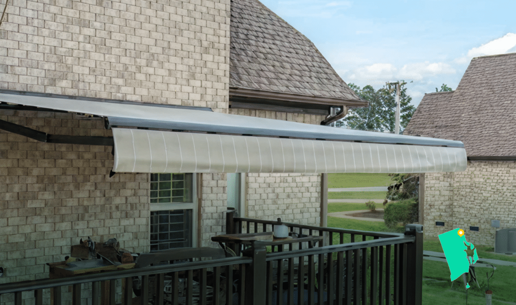 Awning on home in Cranston RI