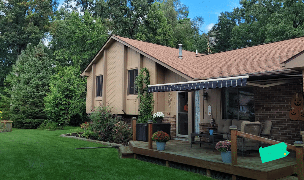Awning on home in lancaster pa