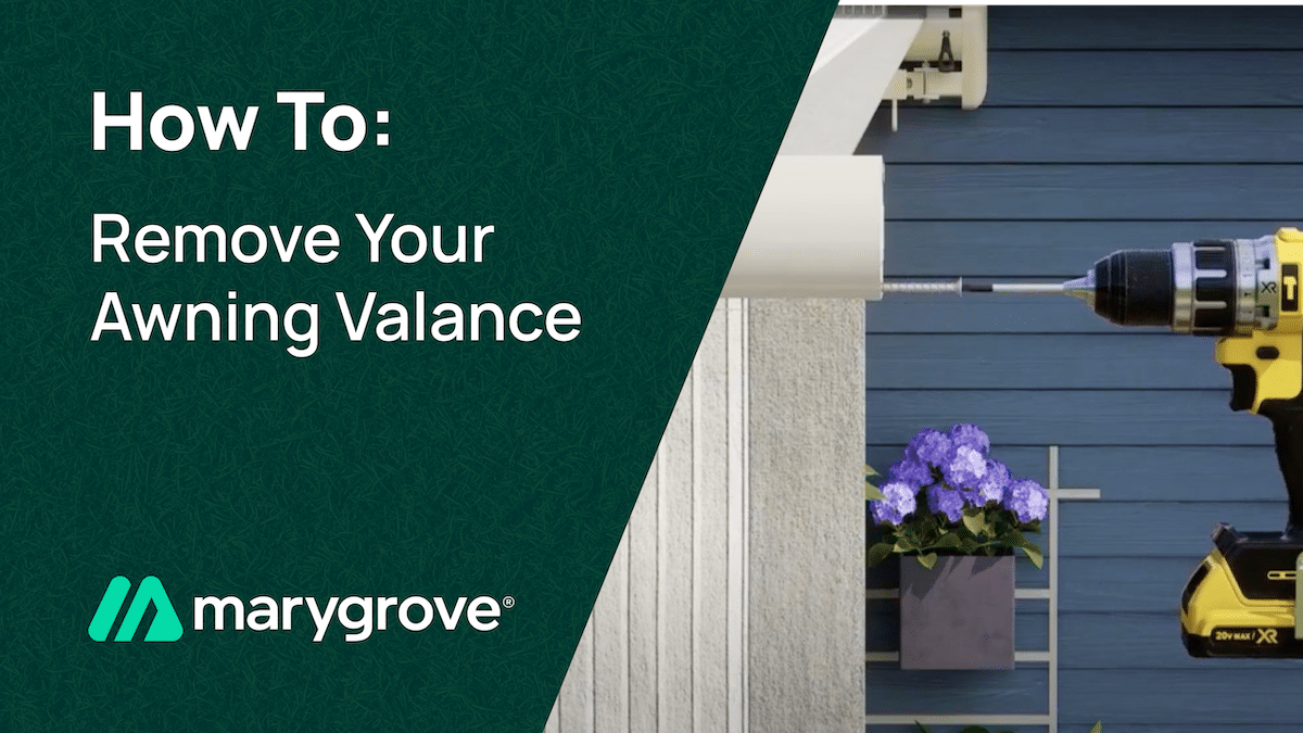 How to Remove Your Awning Valance