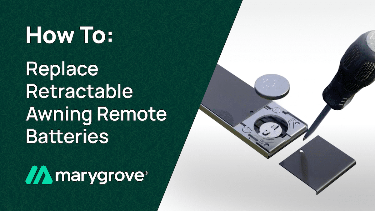 How To Replace Retractable Awning Remote Batteries