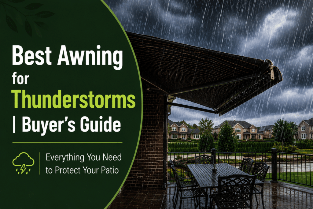 best retractable awning for thunderstorm protection
