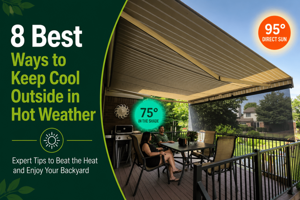 best ways to stay cool outside in hot weather
